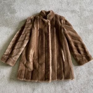 Vintage Faux Fur Coat - Sz 4 - Excellent Condition